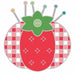 RB My Happy Place Tomato Pin Cushion Needle Minder