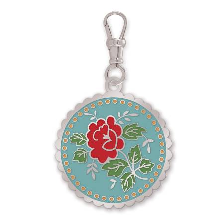 RB Lori Holt Mercantile Enamel Happy Charm Rose