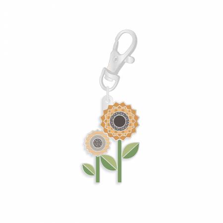 RB Lori Holt Autumn Enamel Happy Charm Sunflower