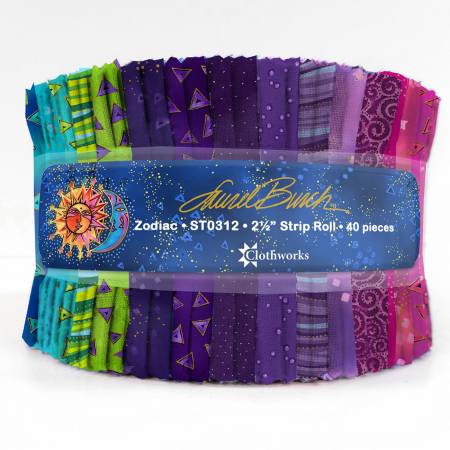 CW Laurel Birch Basics Zodiac 40pcs 2-1/2in Strips 