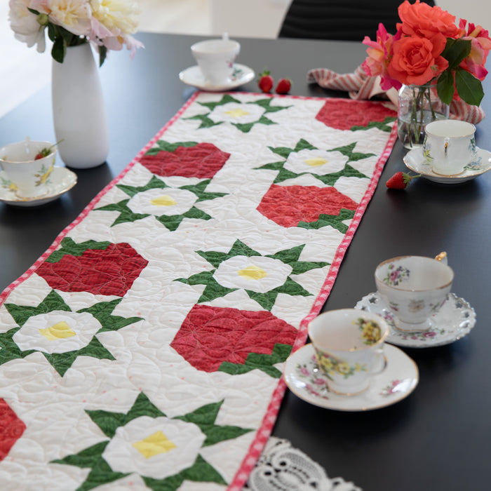 Strawberry Table Runner Pattern