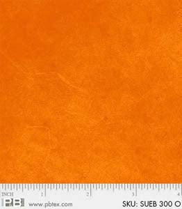 P & B Suede Bright Orange