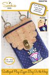 Scalloped Flap Crossbody Zipper Bag - ITH