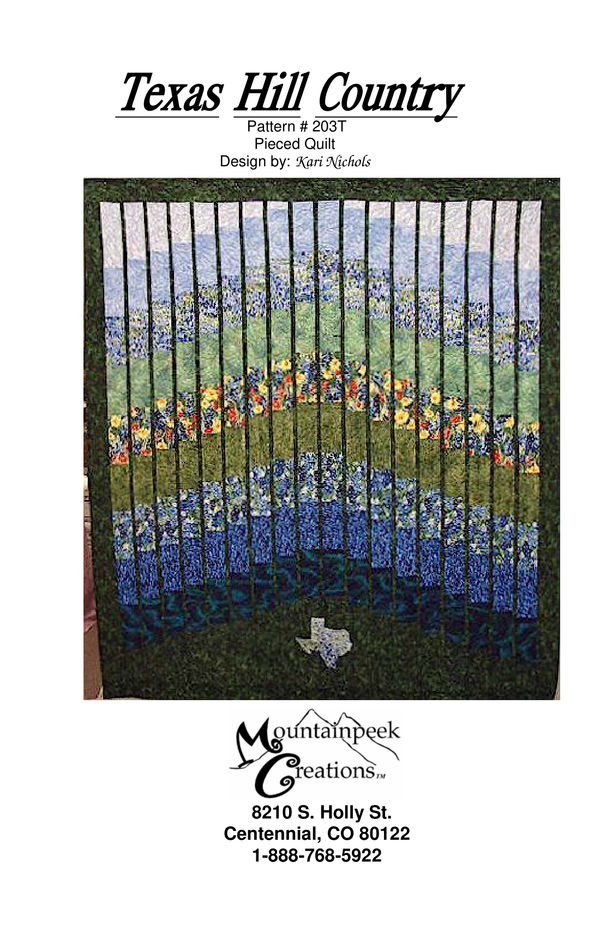 Texas Hill Country quilt pattern