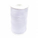 White Flat Elastic 1/4in 