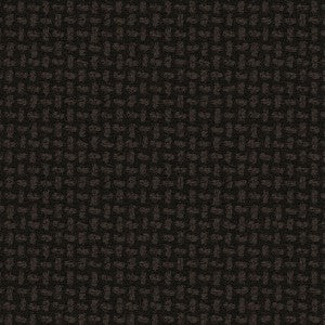 MY Woolies Flannel Basket Weave Black F18509 JA