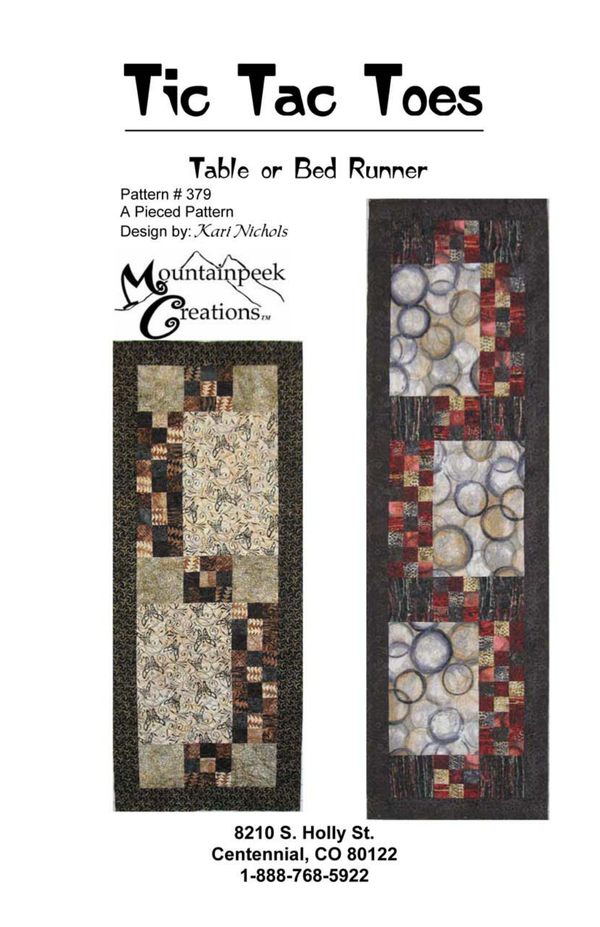 Tic Tac Toes quilt pattern