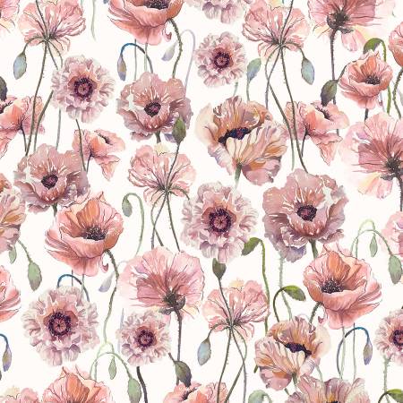 RJR Blush Passionate Poppies-Floral Serenade