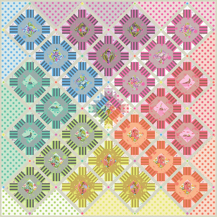 FS Everglow  Star Cluster Quilt Kit