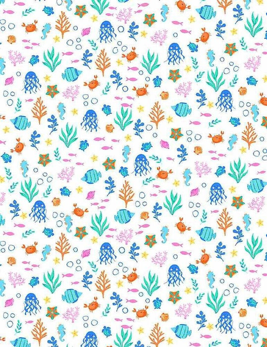 TT Under the Sea Creatures - White
