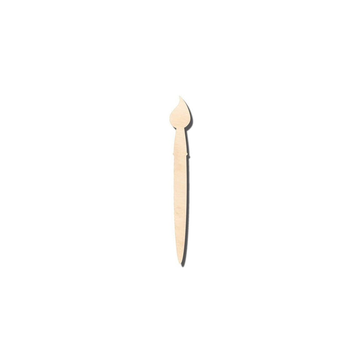 Unfinished Wood Artist Paint Brush Shape - Craft - up to 46" DIY