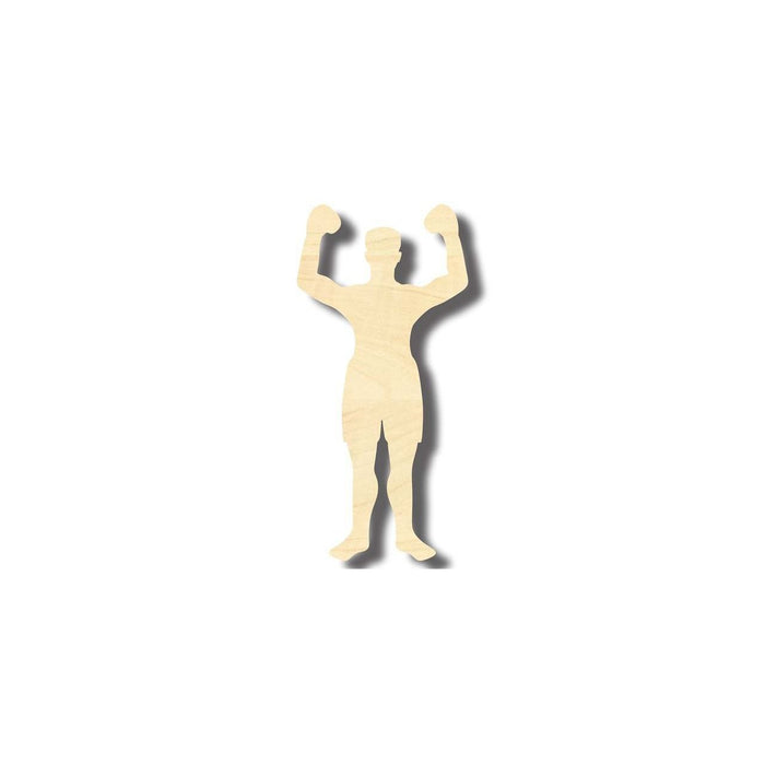 Unfinished Wood Boxer Shape - Sports - Craft - up to 46" DIY