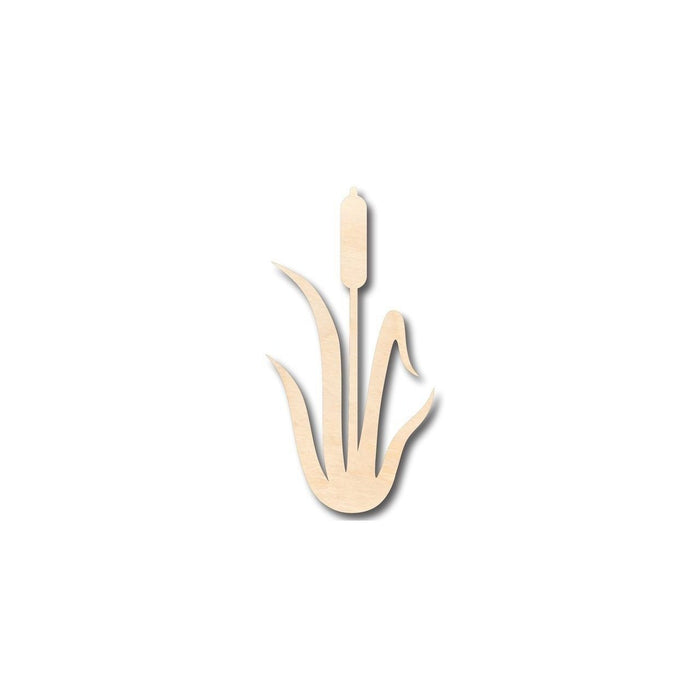 Unfinished Wood Cattail Shape - Plant - Craft - up to 46" DIY