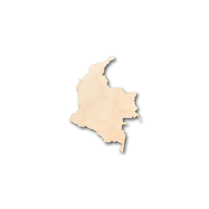 Unfinished Wood Colombia Shape - Country - Craft - up to 46" DIY
