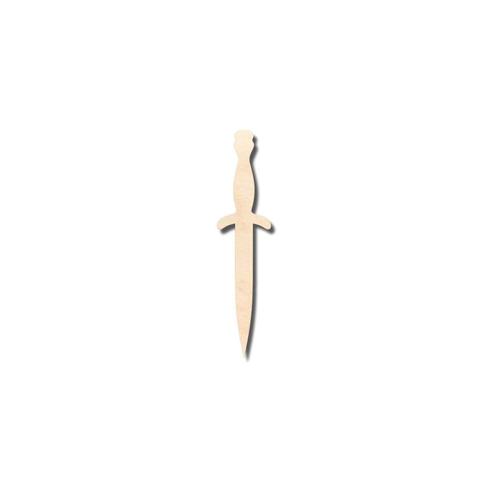 Unfinished Wood Dagger Shape - Craft - up to 46" DIY