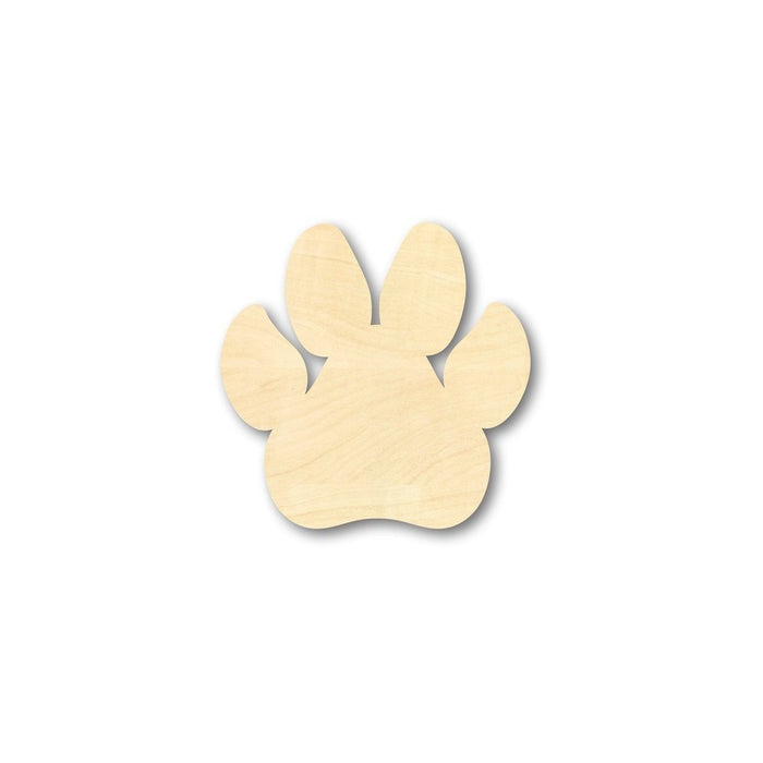 Unfinished Wood Dog Paw Shape - Animal - Pet - Craft - up to 46" DIY