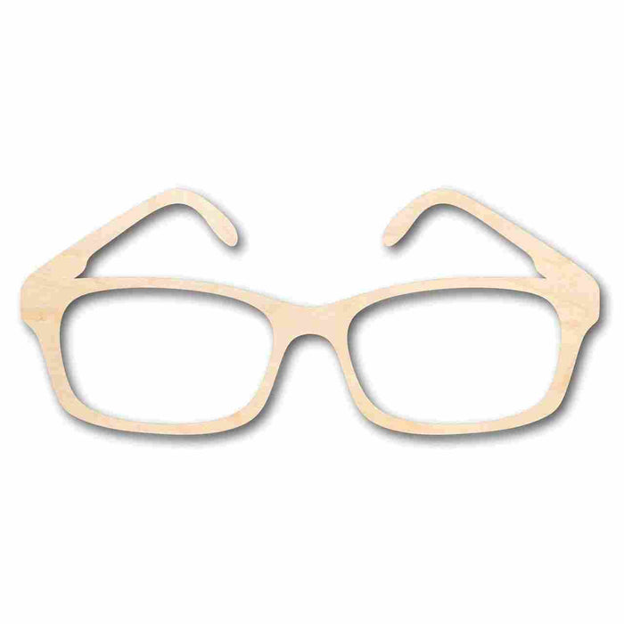 Unfinished Wood Glasses Shape - Craft - up to 46" DIY