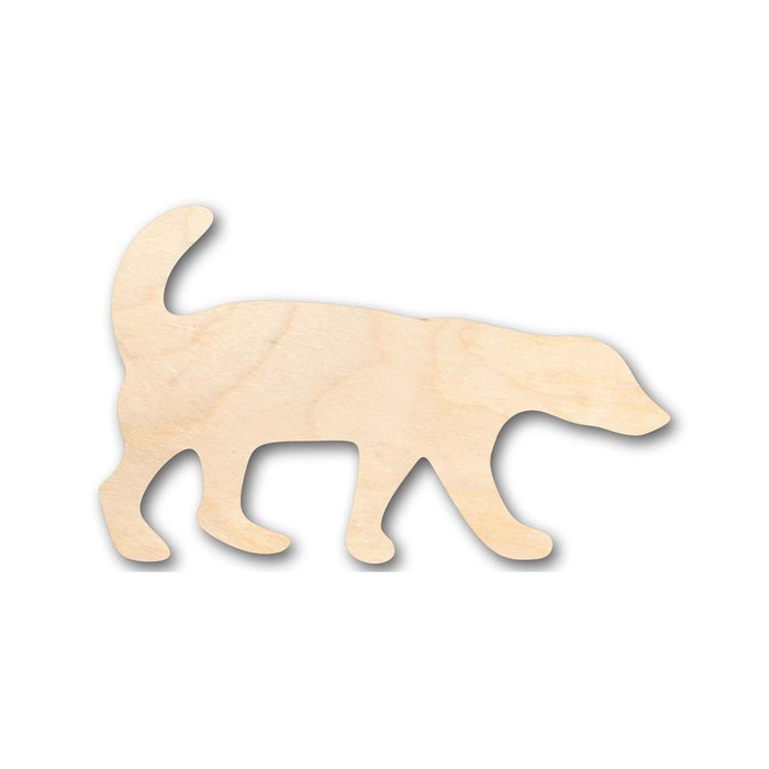 Unfinished Wood Honey Badger Shape - Animal - Wildlife - Craft - up to 46" DIY