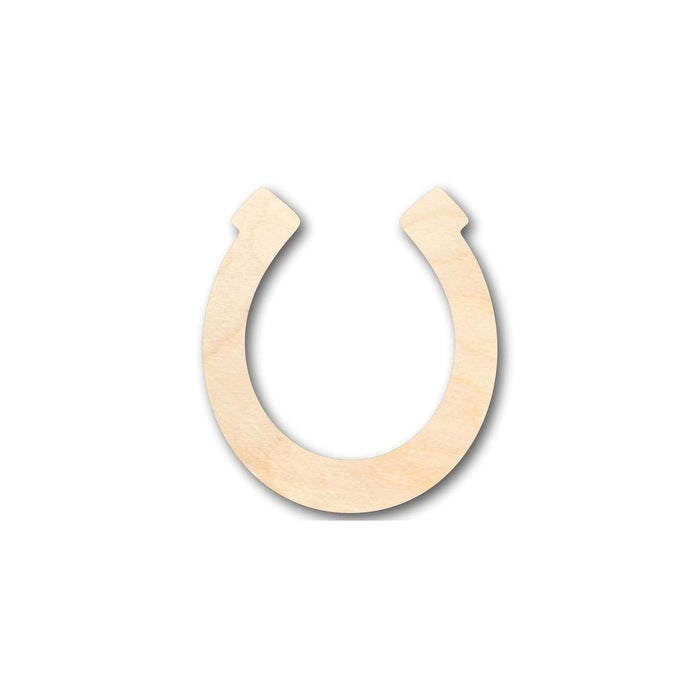 Unfinished Wood Horseshoe Shape - Farm Ranch - Animal - Craft - up to 46" DIY