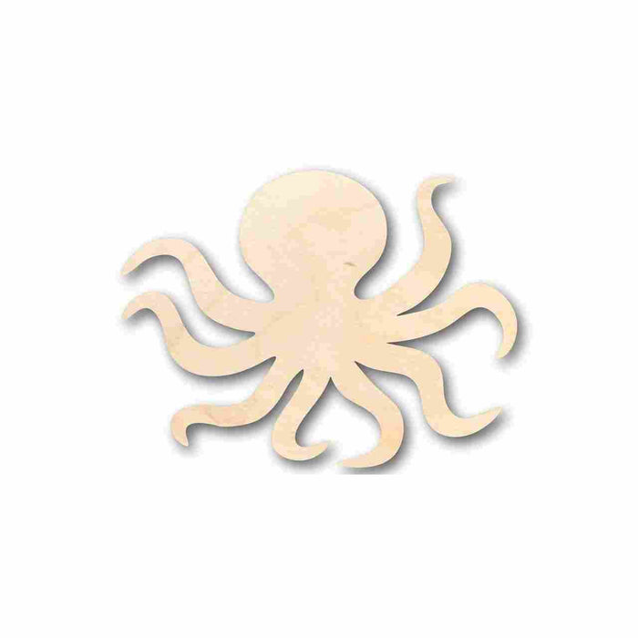 Unfinished Wood Octopus Shape - Ocean - Craft - up to 46" DIY
