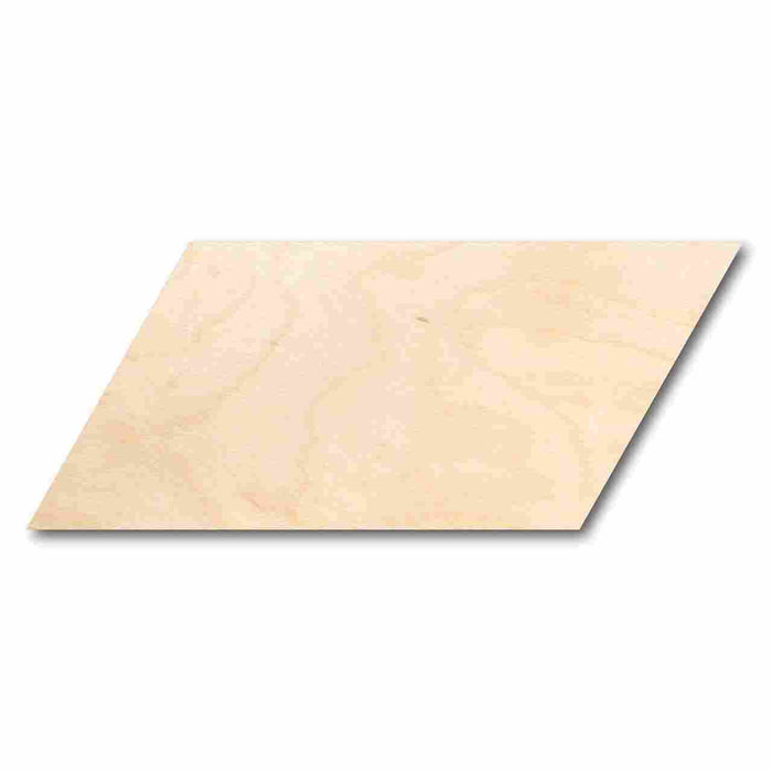 Unfinished Wood Parallelogram Shape - Craft - up to 46" DIY