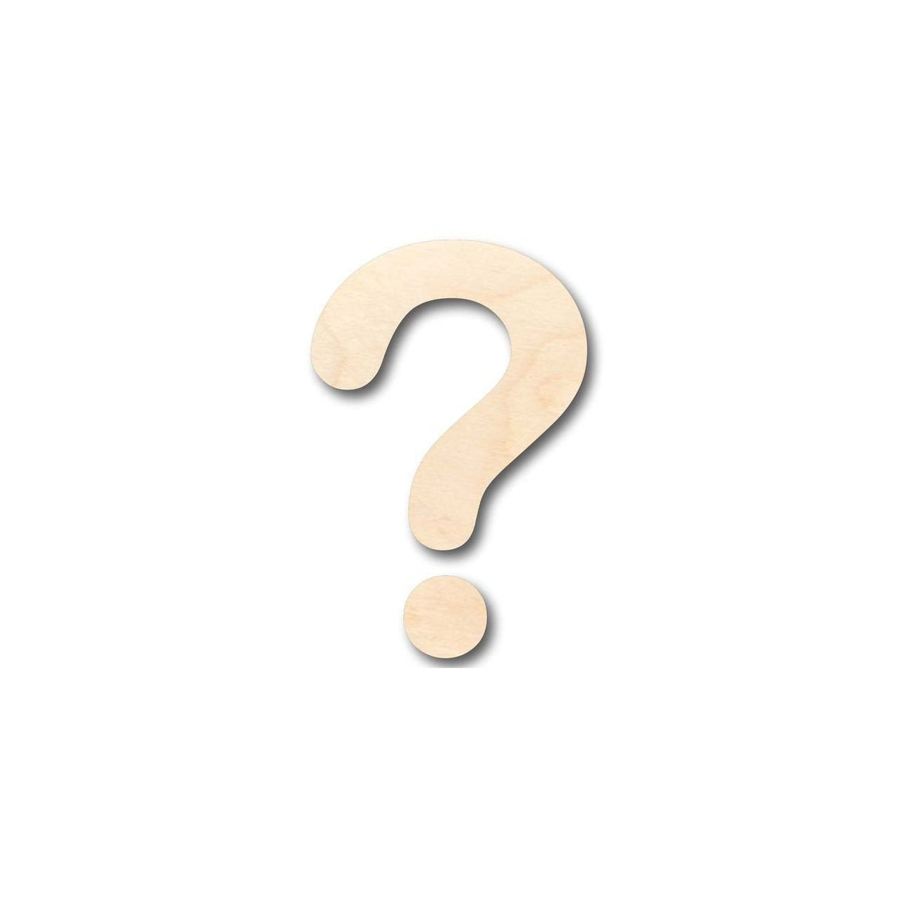 Unfinished Wood Question Mark Symbol 2 Pieces - Batman Riddler - Craft ...