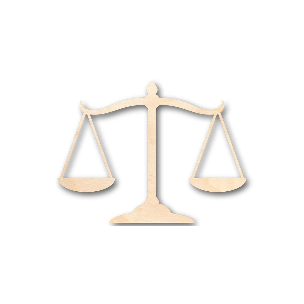 Justice Craft Unfinished Wood Scales of Justice Shape - Law - Courthouse - Craft - u ...