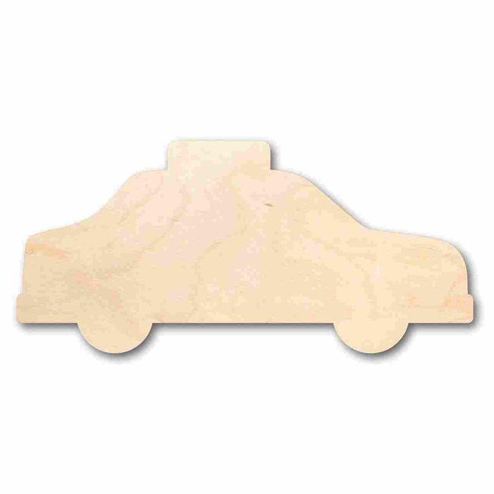 Unfinished Wood Taxi Cab Shape - Craft - up to 46" DIY
