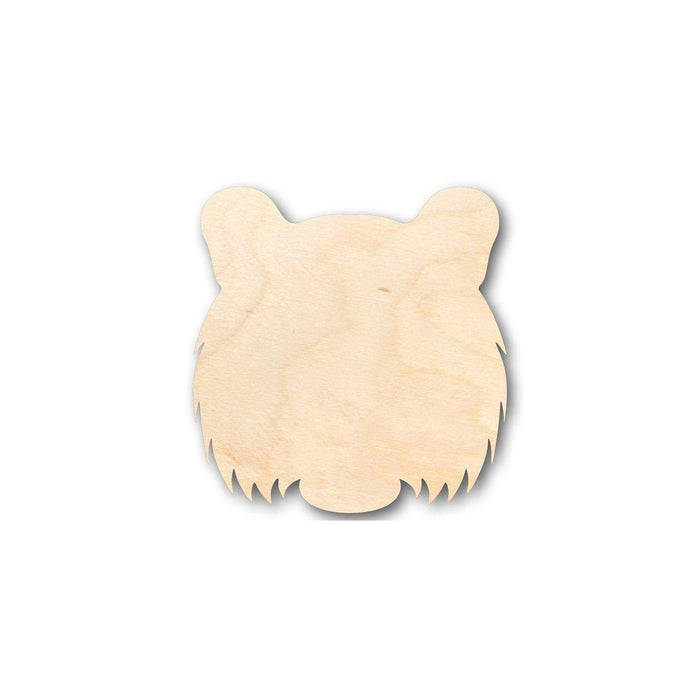 Unfinished Wood Tiger Head Shape - Animal - Wildlife - Craft - up to 46" DIY