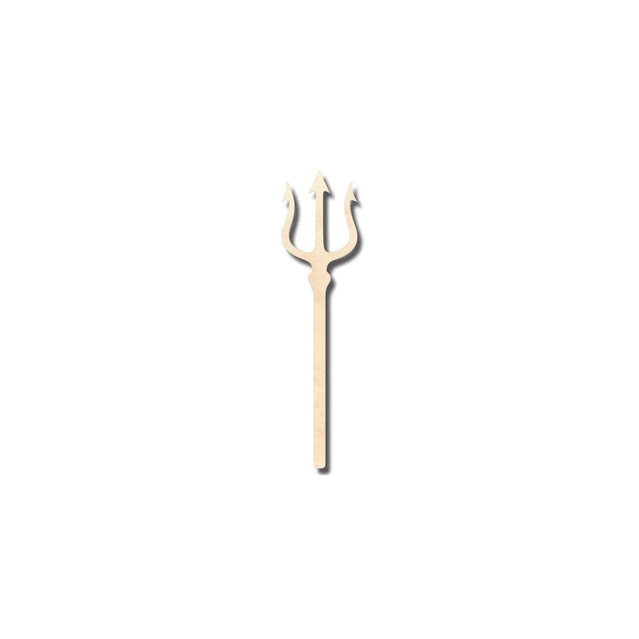 Unfinished Wood Trident Shape - Ocean - Neptune - Craft - up to 46" DIY