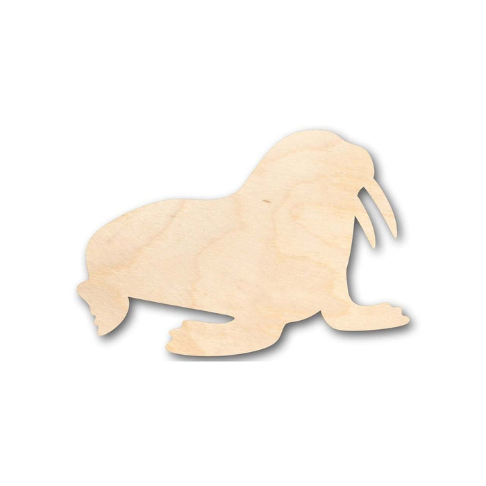 Unfinished Wood Walrus Shape - Ocean - Arctic - Nursery - Craft - up to 46" DIY