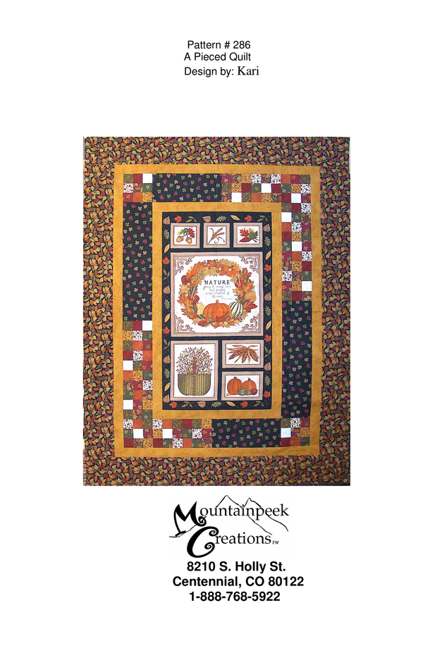 Be Thankful quilt pattern