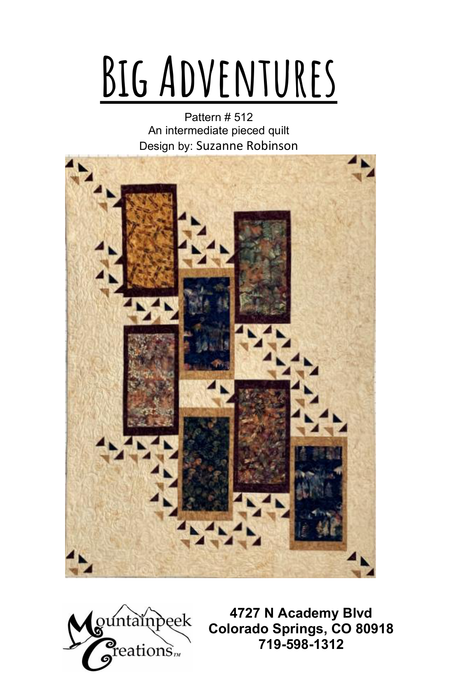 Big Adventures [SH2020] quilt pattern