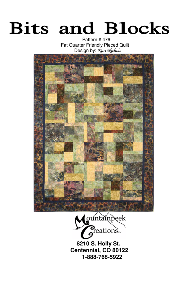 Bits and Blocks quilt pattern