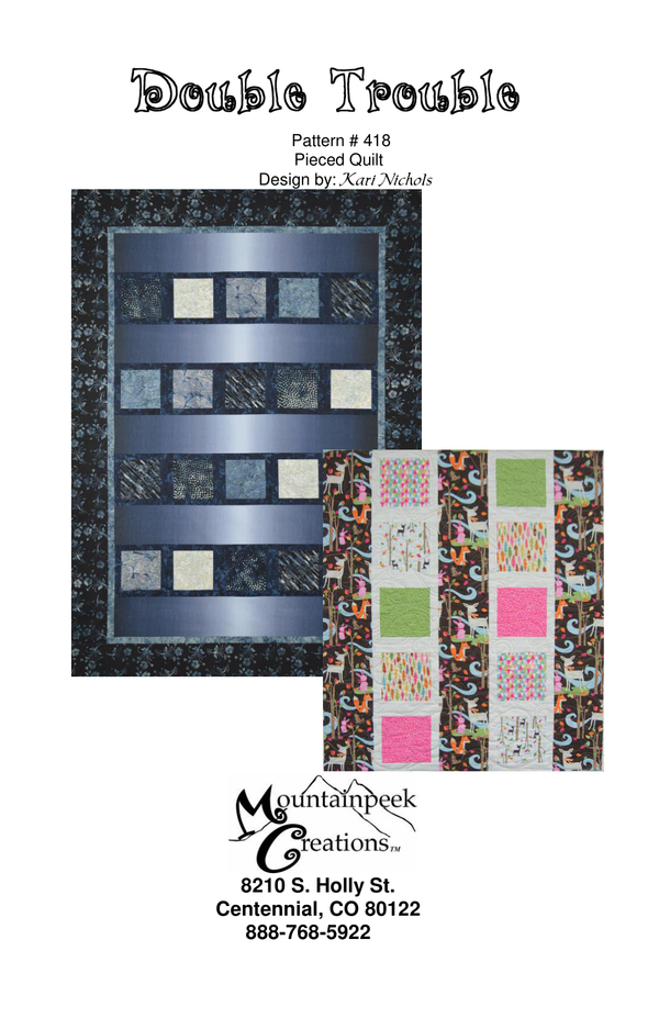 Double Trouble quilt pattern