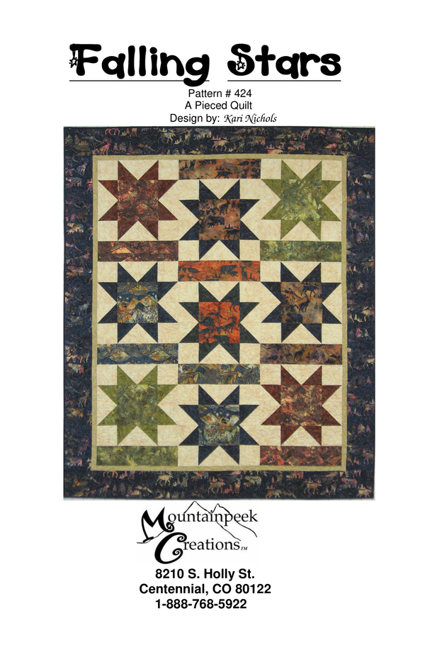 Falling Stars quilt pattern