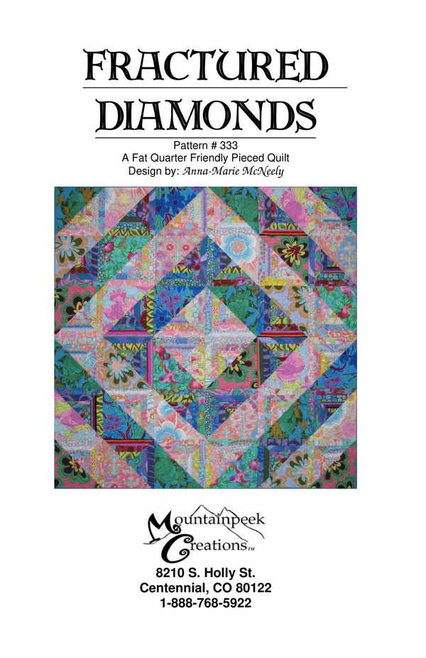 Fractured Diamonds quilt pattern