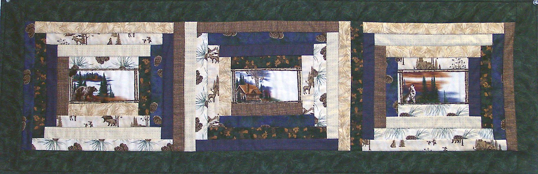 Holding Court Table Runner quilt pattern