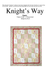 Knight's Way Pastel quilt pattern