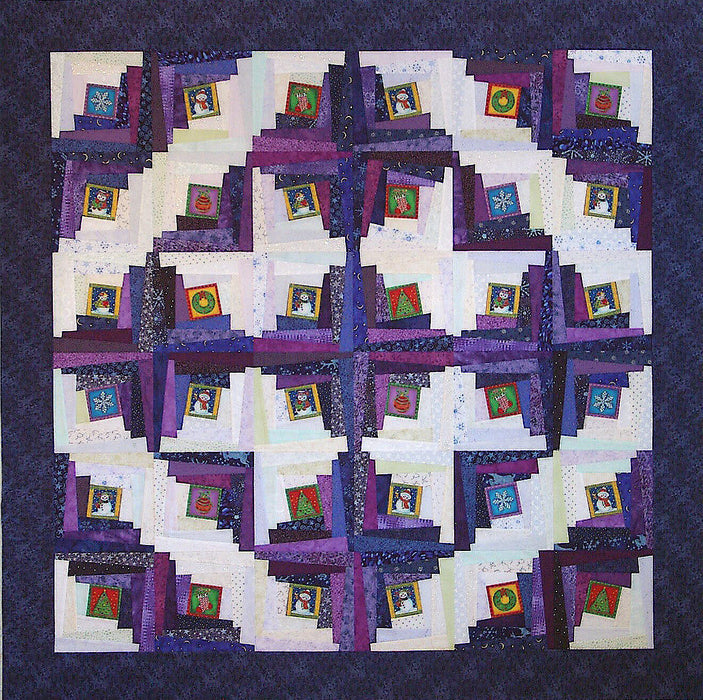 Magical Log Cabin quilt pattern