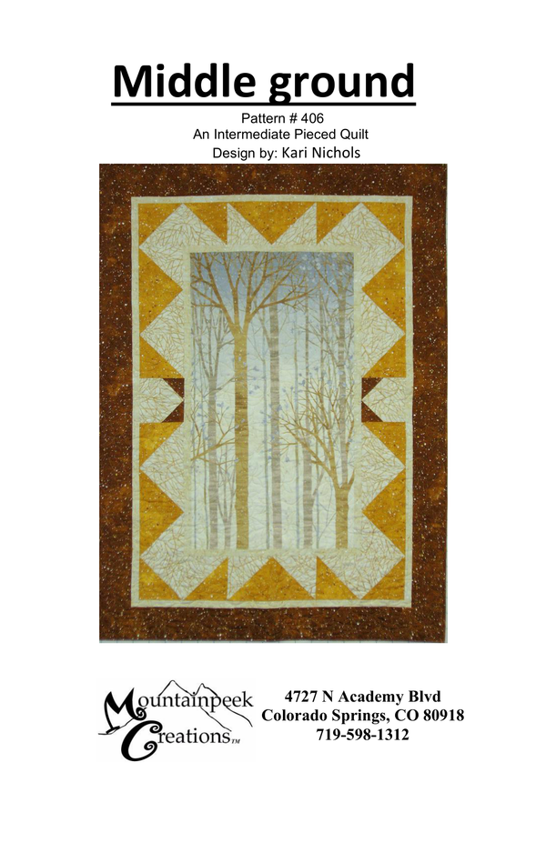 Middle Ground #406 quilt pattern