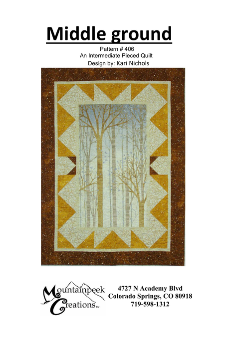 Middle Ground #406 quilt pattern