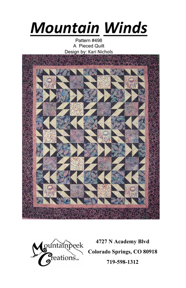 Mountain Winds quilt pattern