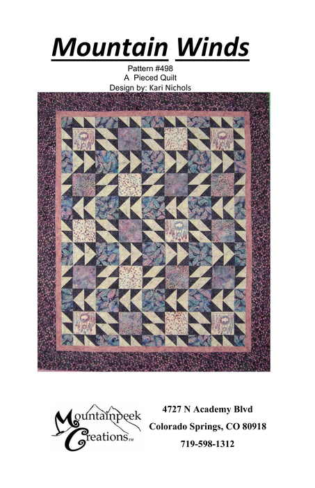 Mountain Winds quilt pattern