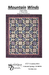 Mountain Winds quilt pattern