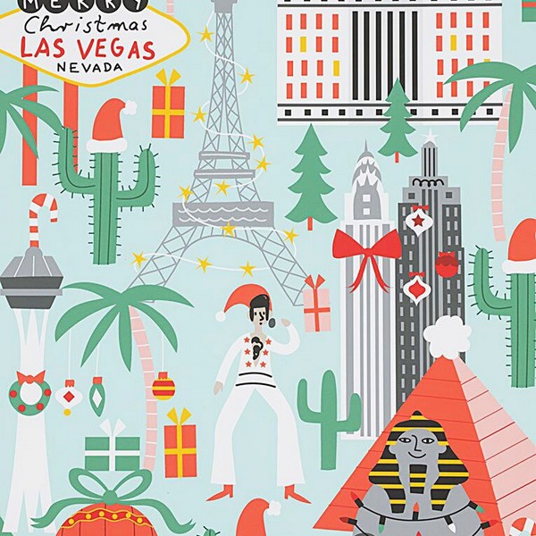 AH Viva Vegas Christmas - Light Blue