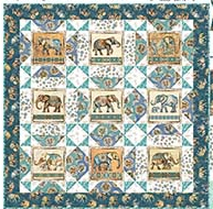 Waltz of the Elephants Quilt Kit