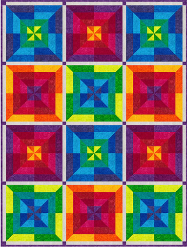 Whirligig Quilt Kit