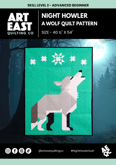 Night Howler - A Wolf Quilt Pattern