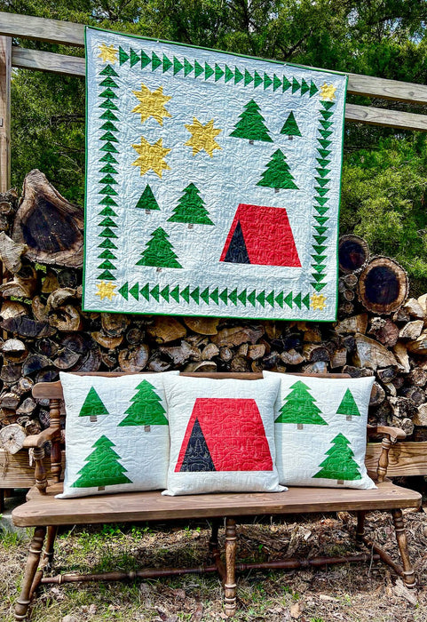 Woodland Camping Adventure Quilt Pattern - Paper Print Version